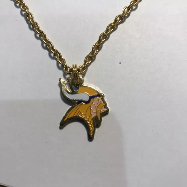 Minnesota Vikings Petite Logo Charm Necklace  NFL Licensed Jewelry