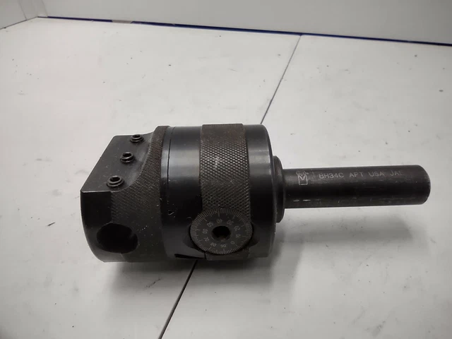 APT 2-1/2" Body Diam, Manual Offset Boring Head 4" Bore Diam, 5/8" Bar Hole Diam