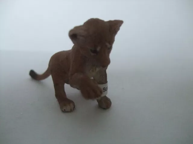 Schleich 14377 Playing Lion Cub Retired 2007 World of Nature Wild Life with tag