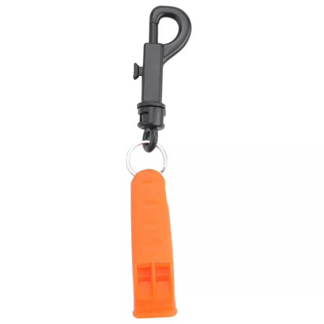 10Pcs Survival Whistle with Clip for Kayak Diving Rescue Emergency Safety3372