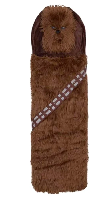 Pottery Barn Teen/Adult Chewbacca Fur Star Wars Sleeping Bag Retired Pottery Barn Teen/Adult Chewbacca Fur Star Wars Sleeping Bag Retired