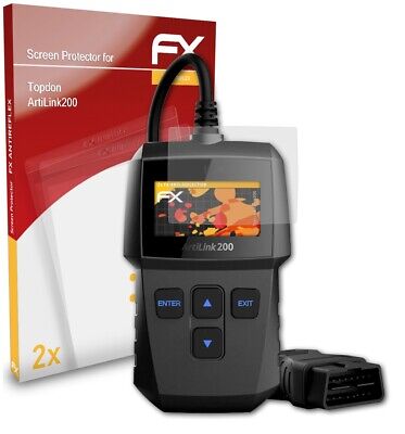 Topcon atFoliX 2x Film Protection d'écran pour Topcon FC-200 mat&antichoc 