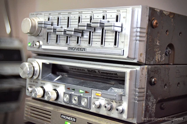 RARE PIONEER GEX Lonesome Carboy Stereo SET GEX-60 Radio KP-717G