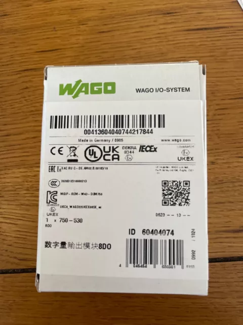 750530 - WAGO -  750-530 / Module de sortie 8 canaux  USED