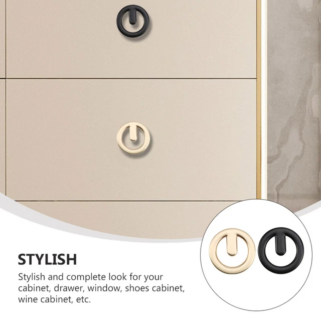 2 Pcs Cabinet Knob Door Handle Dresser Drawers Cabinet Pulls 12