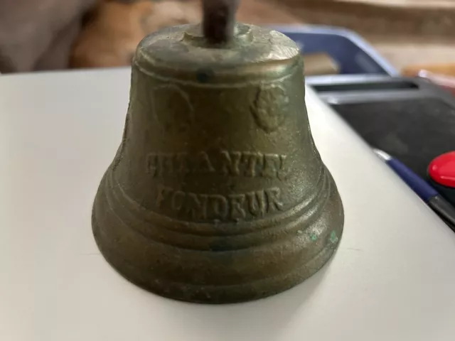 Antique 1878 Saignelegier Chiantel Fondeur Bell Brass