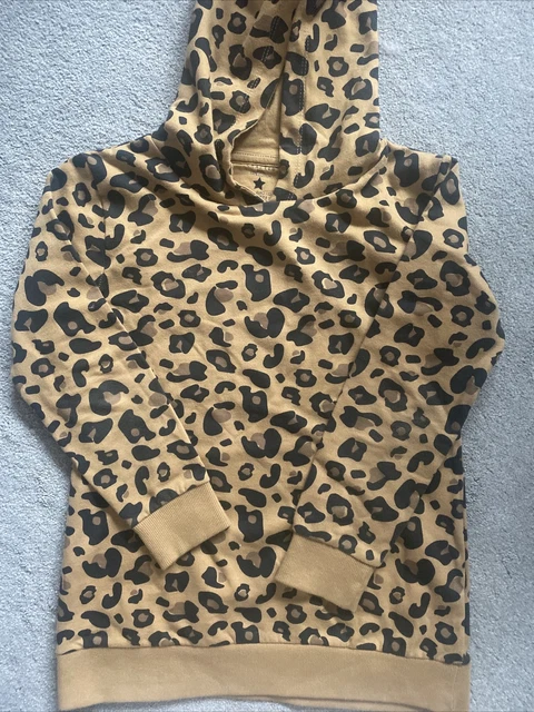 Girls Animal Print Hoodie Sweatshirt Bundle X 2 - Aged 7-8 M&S & Crafted *VGC* 2