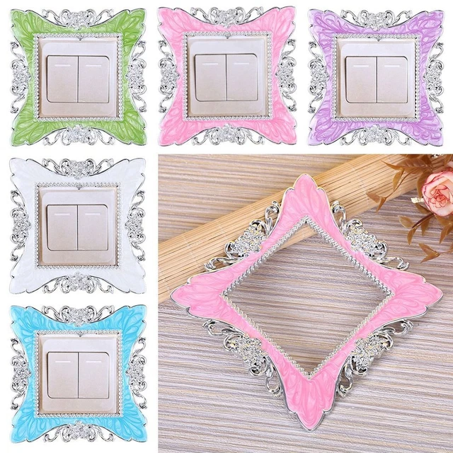 Soporte Lichtsc individual cubierta pegatina de pared hogar enchufe decoración