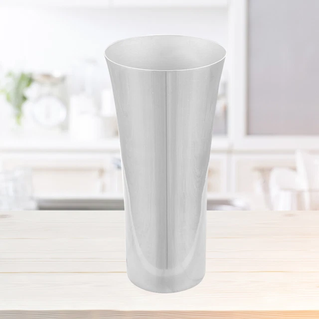 304 Stainless Vase Ceramic Decor Stainless Steel Trim Decorate 2