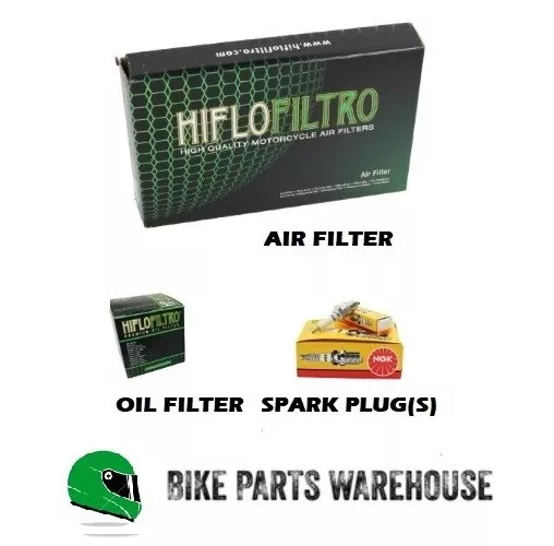 Suzuki GS 500 F 2004-2006 HIFLO OIL AIR FILTER SPARK PLUGS SERVICE KIT