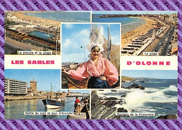 Postcard - Les sables d'olonne (cpa format)