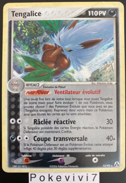 Pokemon Card TENGALICE 12/92 Holo Block EX Legend Makers FR