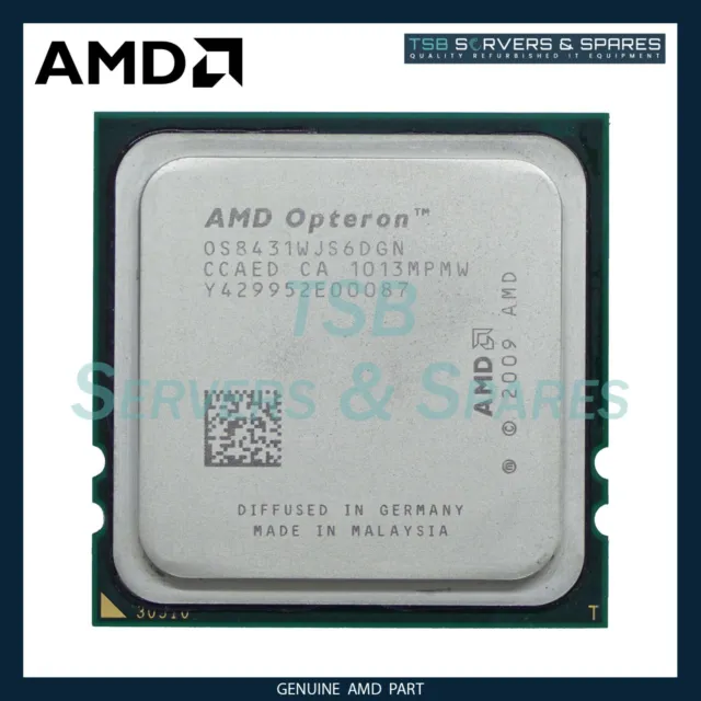AMD Opteron 8431 OS8431WJS6DGN 2.4GHz 6 Core Socket Processor Server