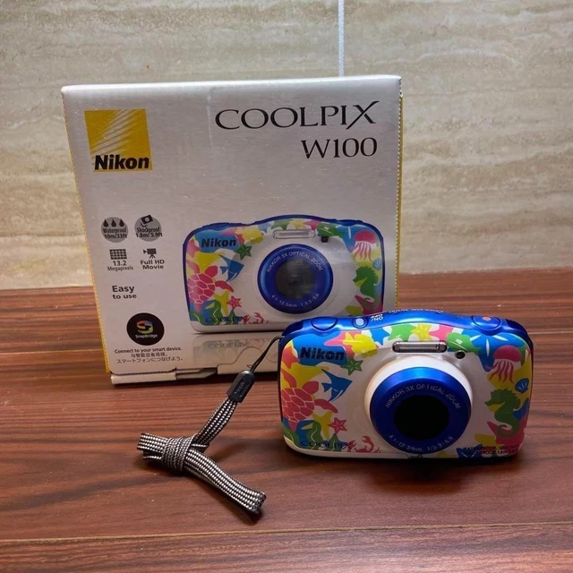 Nikon coolpix W100 デジカメ 2717 Amazon Canada: Nikon COOLPIX W100 (White)