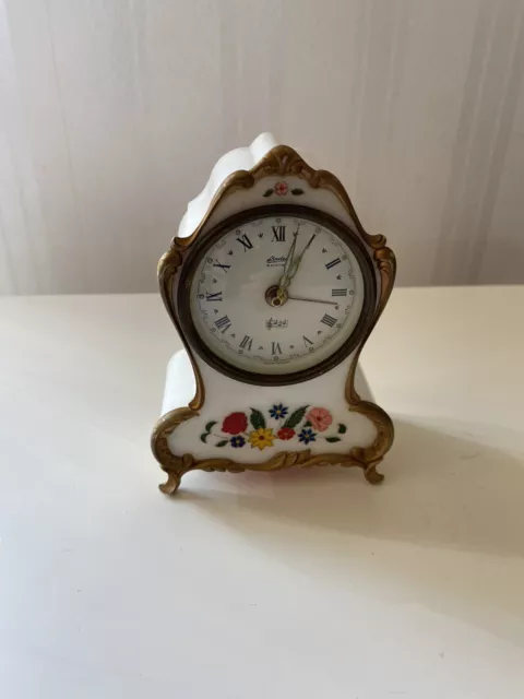 Vtg Reuge Swiss Mechanical Alarm Clock Music Box Not Working