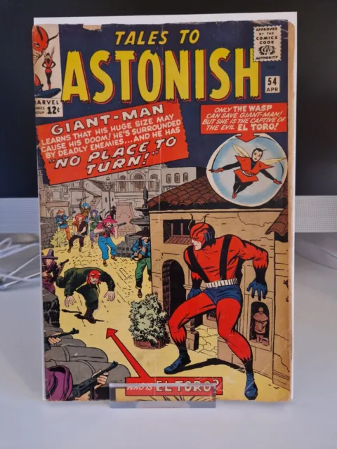 Tales to Astonish #54 GD+ Giant-Man Wasp April 1964 Marvel Comics