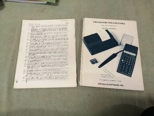 Calculator Tips & Routines Especially For The Hp-41C/41Cv - John Dearing Hp-41Cx