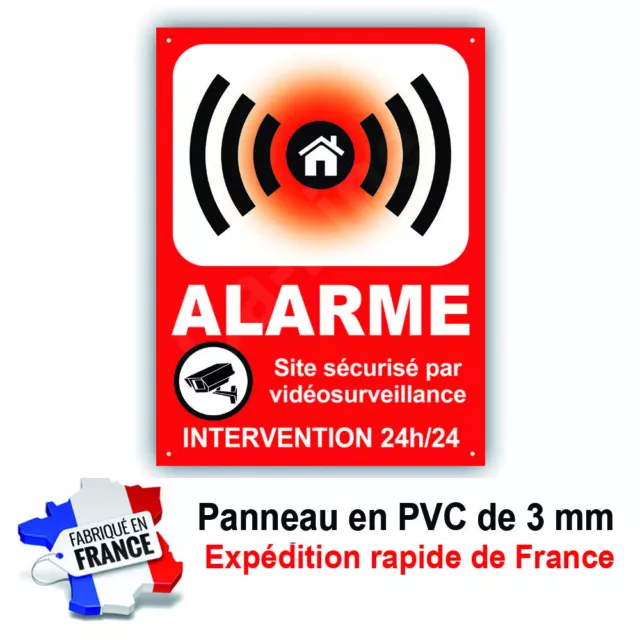 Vidéo surveillance télé surveillance Alarme électronique Site sécurisé Panneau