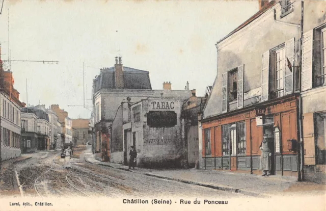 Cpa 92 Chatillon Rue Du Ponceau