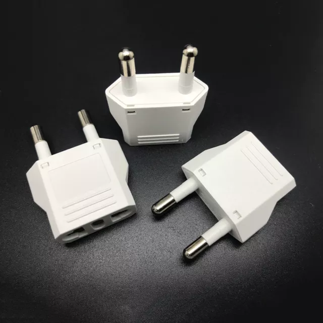 5Pc Travel Charger Wall AC Power Plug Adapter Converter US USA to EU Europ.RQ