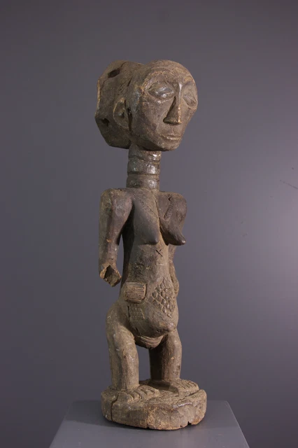 Luba Statue African Tribal Art Africain Arte Africana Afrikanische Kunst **