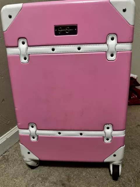 Jessica simpson flamingo luggage sale