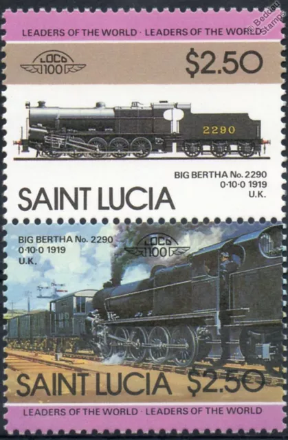 1919 Big Bertha 0-10-0 Lickey Banker (Midland Railway) Train Stamps / LOCO 100