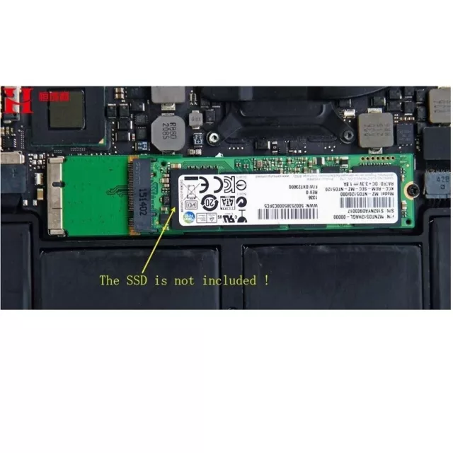 17+7 pin NGFF Adapter Converter Card M.2 SSD to 2012 for MacBook Air A1466 A1465