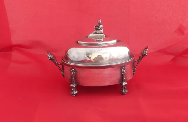 Silver Plated Butter Dish Reed & Barton 2443.Aesthetic Movement.