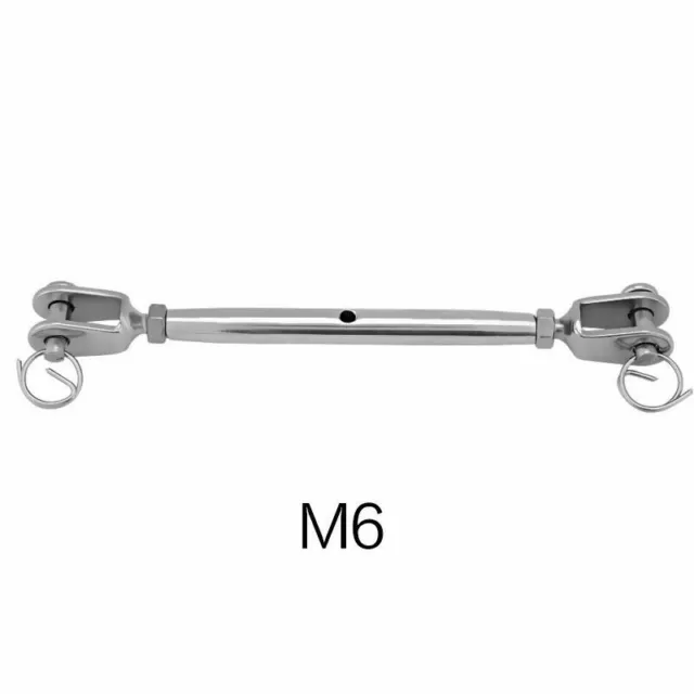 M5-M12 Stainless Steel Turnbuckle Jaw Wire Rope Fork Rigging Screw Bottle Screws