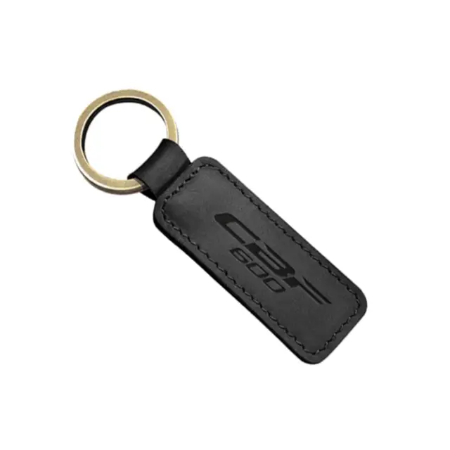 Key Ring Keychain Leather Gift Motorcycle Accessories Black for Honda CBF 600