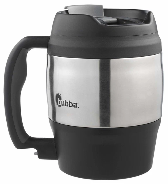 Big Bubba Classic Insulated Mug 52 Oz Polyurethane Travel Coffee Black Keg Shape 3