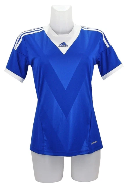 Adidas Camp 13 JSY W Trikot Gr.S DAMEN Blau/Weiß Fußball *NEU*OVP*