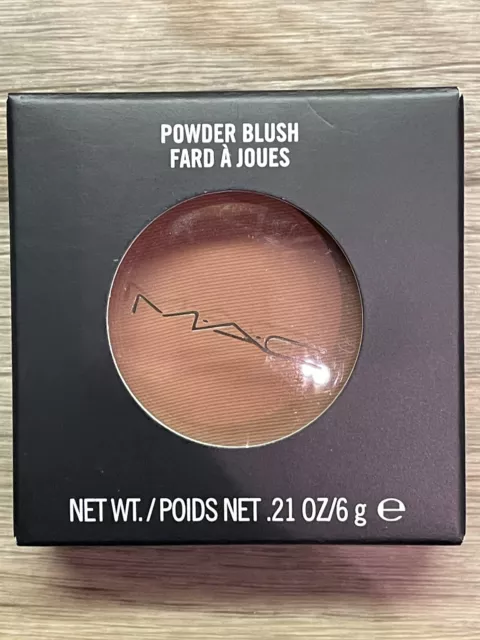 Mac Swiss Chocolate (Matte) Blush New In Box Full Size Fast Ship!!