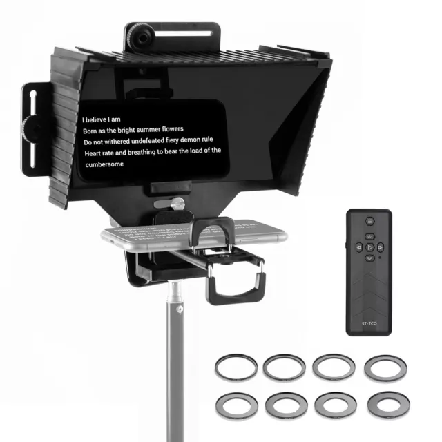 Universal Teleprompter Portable Lens   Compatible   B9O8