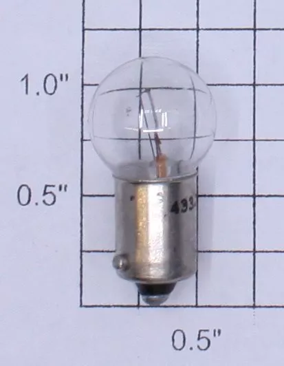 Lionel 433 18 Volt Bayonet Base Clear Large Globe Light Bulbs