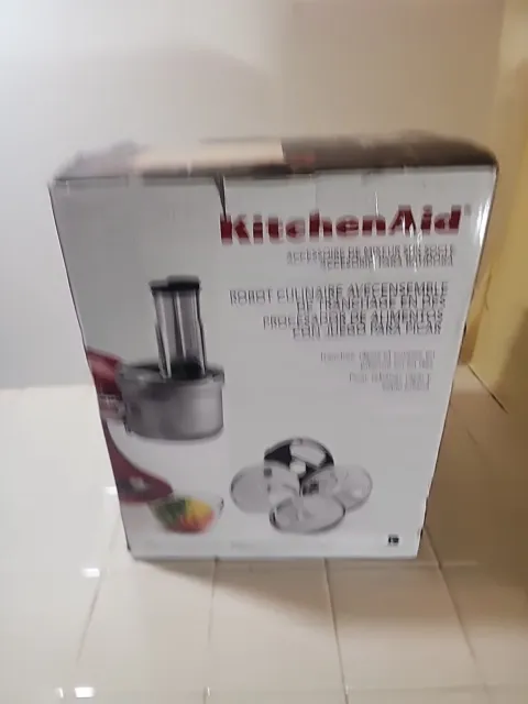 KitchenAid KSM2FPA Food Processor Attachment, Dicing Kit, Silver (VA5008976)