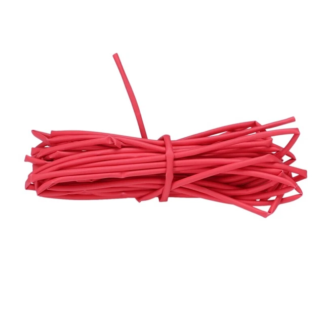 2X2X(Wire Wrap 1Mm Dia Rote Schrumpfschlauch 4 Meter N7U6)