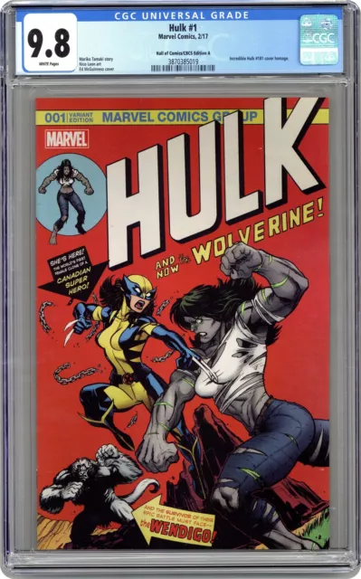 Hulk #1 McGuinness Homage Variant CGC 9.8 2017 3870385019