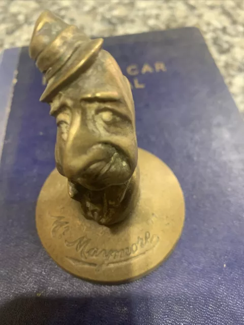 Mr Maymore May & Padmore Bronze Car Mascot Desk Paperweight 1923