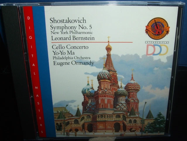 【中古】 Symphony 5 Cello Concerto Shostakovich ,Ma ,Bernstein Leonard Bernstein - Shostakovich: Symphony No.5, Cello