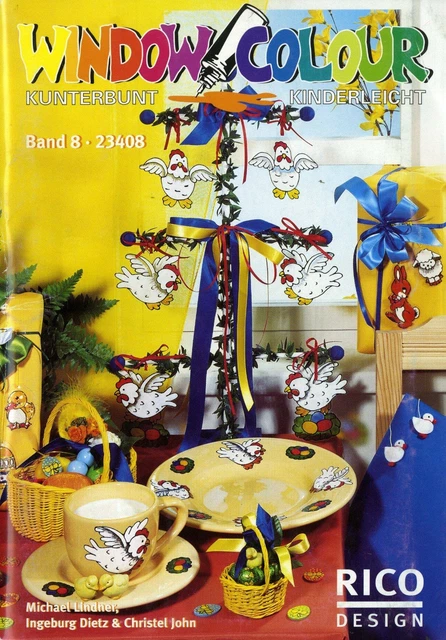 Rico Design Band 8.23408 - Window Colour Kunterbunt und Kinderleicht