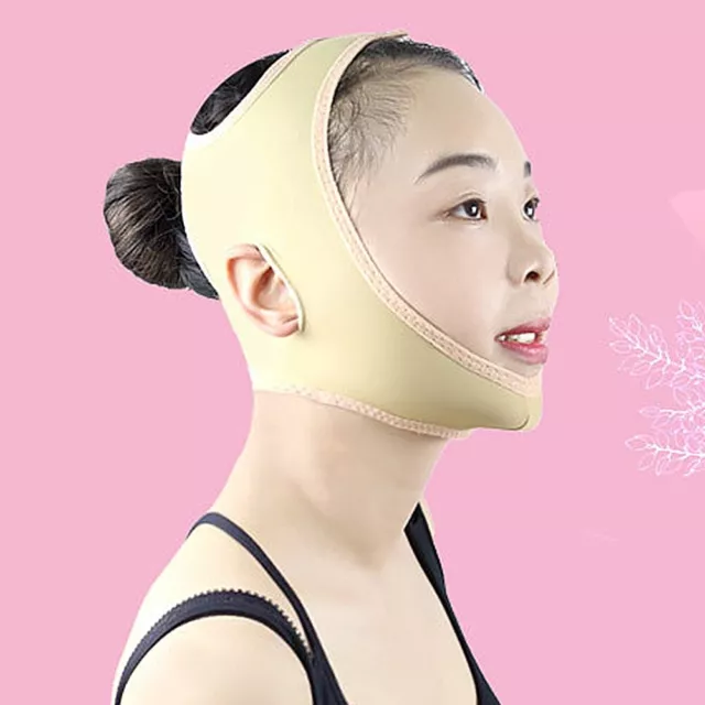 V FACE SHAPER Lift UP Mask Cheek Slimming Reduce Double Chin Anti Wrinkle  $5.38 - PicClick AU