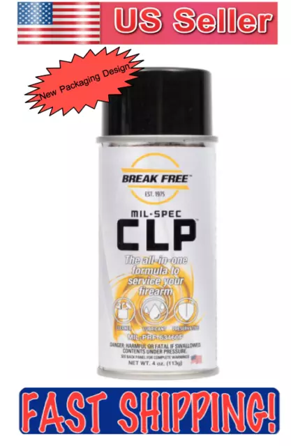 CLP-2 Gun Cleaner Lubricant Preservative Metal Cleaning Oil Aerosol Spray 4 oz