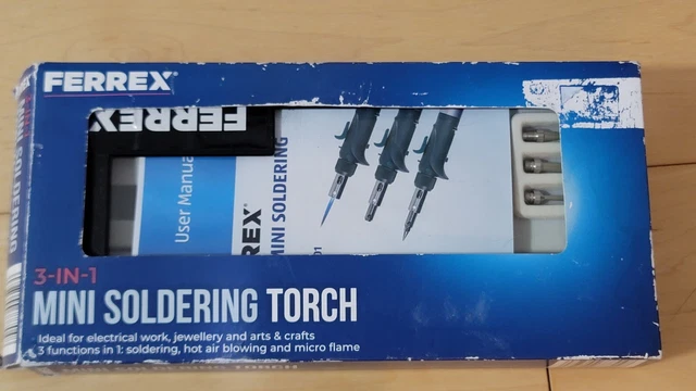 Ferrex 3 in 1 mini soldering torch discount