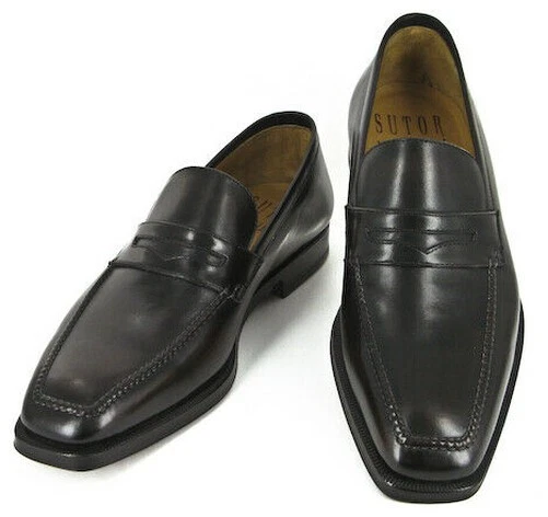 SANTONI SCARPE MARRONI Misura 7.5 USA 6.5 Eu EUR 310 42