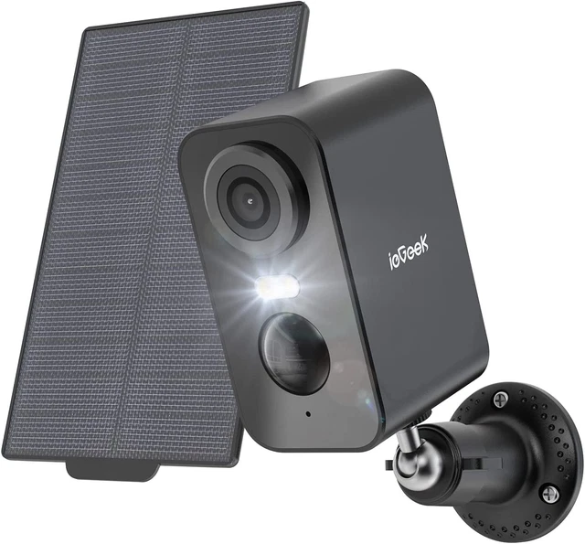 ieGeek Wireless Solar Security Camera Outdoor Home WiFi Battery CCTV System UK