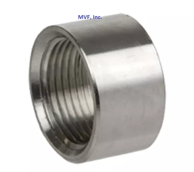 2" 150# NPT Half Coupling 304 Stainless Pipe Fitting Weld Bung SS090941304