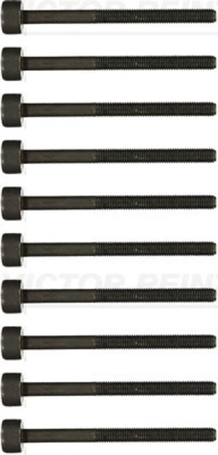 Kit viti testata cilindro Victor Reinz 14-19487-01 acciaio M10 per classe Mercedes
