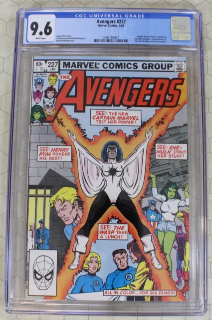AVENGERS #227 CGC 9.6 (1983) Monica Rambeau joins the Avengers (Marvel Comics)!!